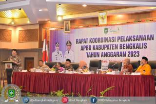 Rapat Koordinasi Pelaksanaan APBD Kabupaten Bengkalis Tahun 2023